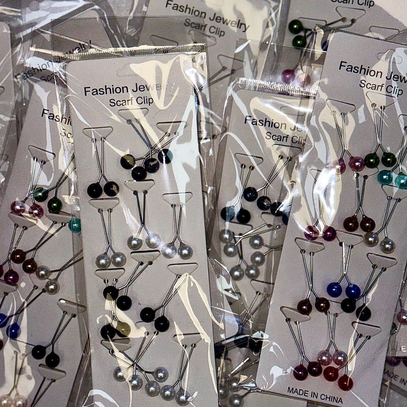 12 pack hijab clips product image