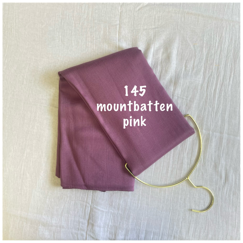 PREMIUM PLAIN RAYON | Mountbatten pink product image