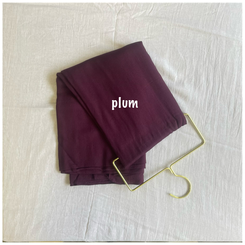 PREMIUM PLAIN RAYON | Plum product image