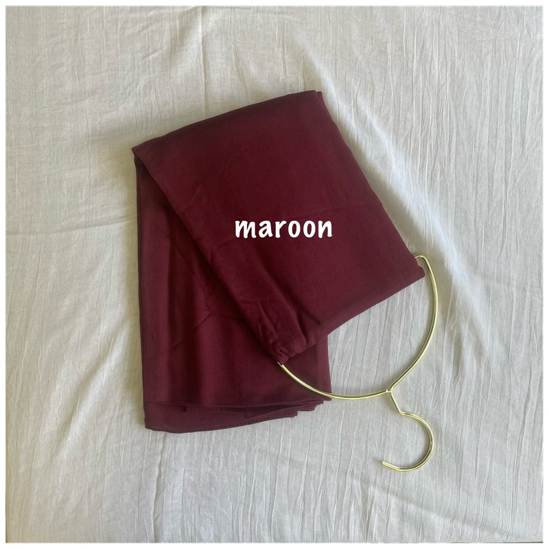 PREMIUM PLAIN RAYON | Maroon product image