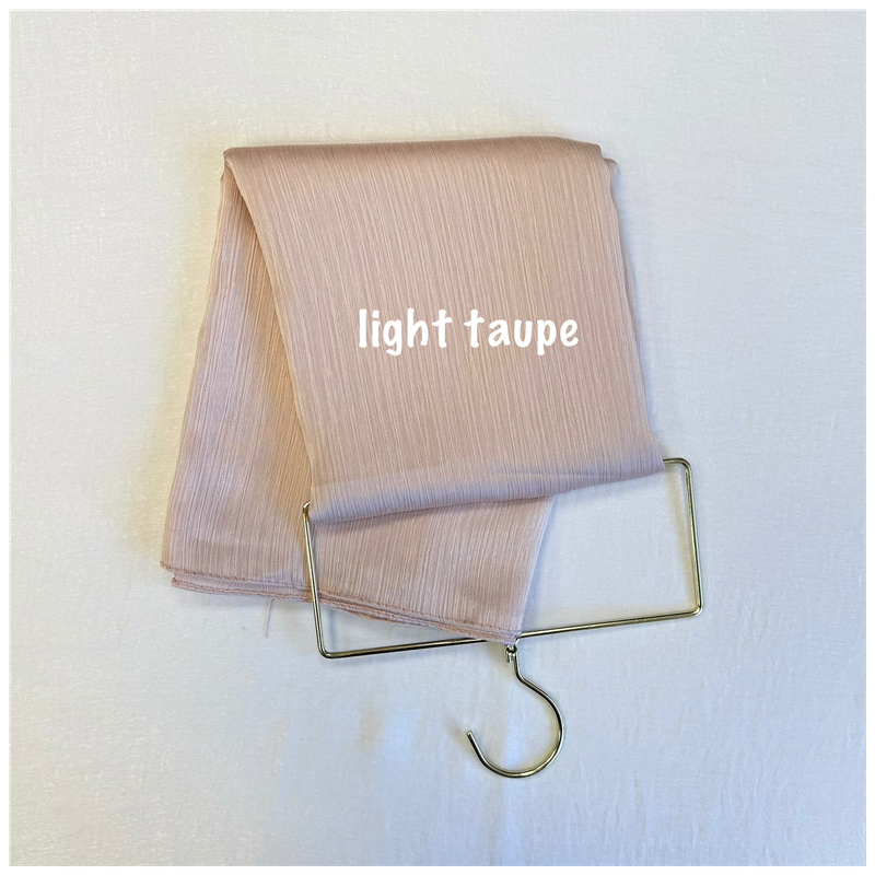 CRINKLE SILK | Light Taupe product image