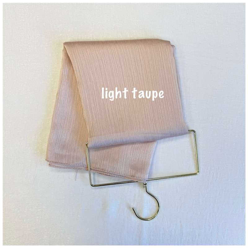 CRINKLE SILK | Light Taupe product image
